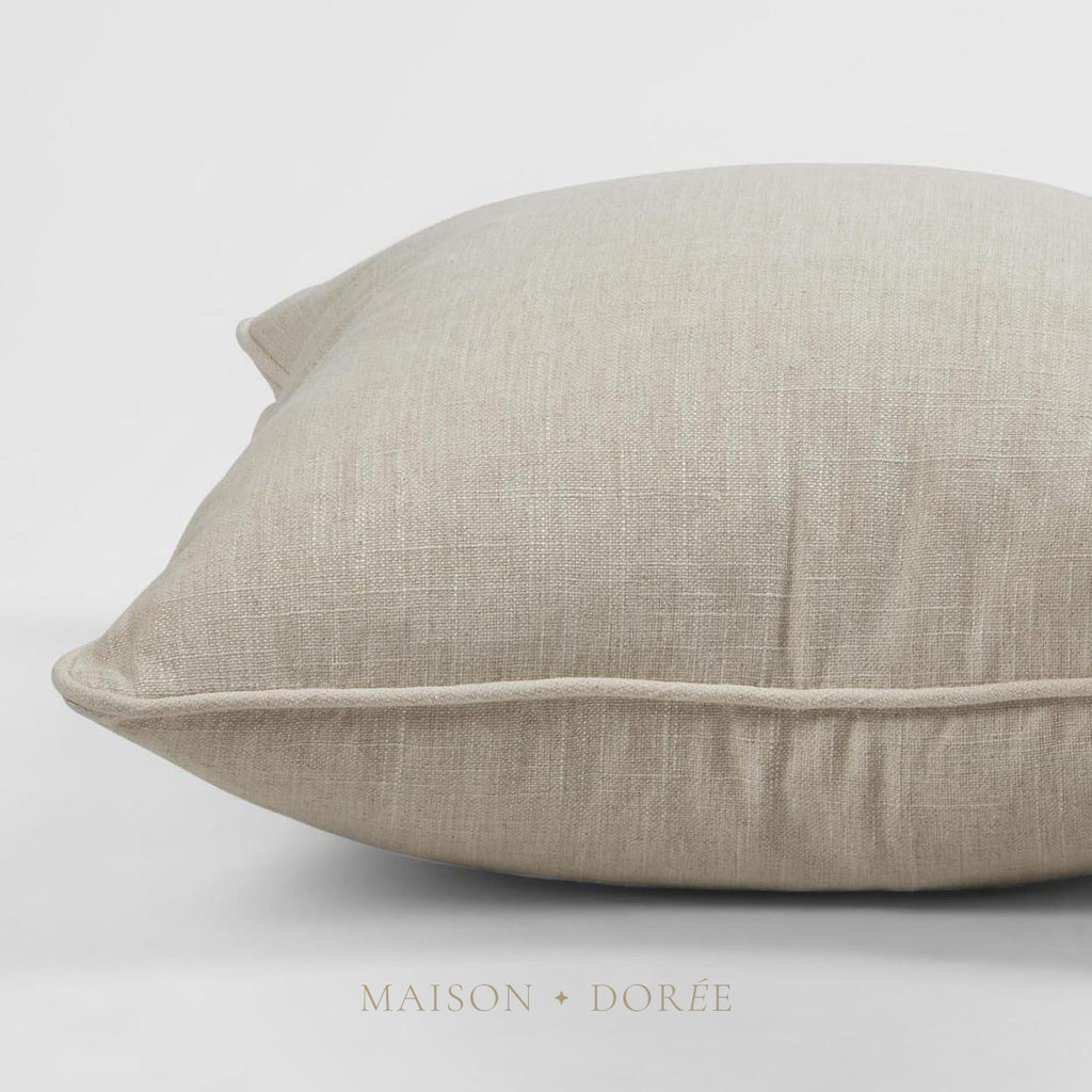 55cm Throw Cushion Ivory - view 3