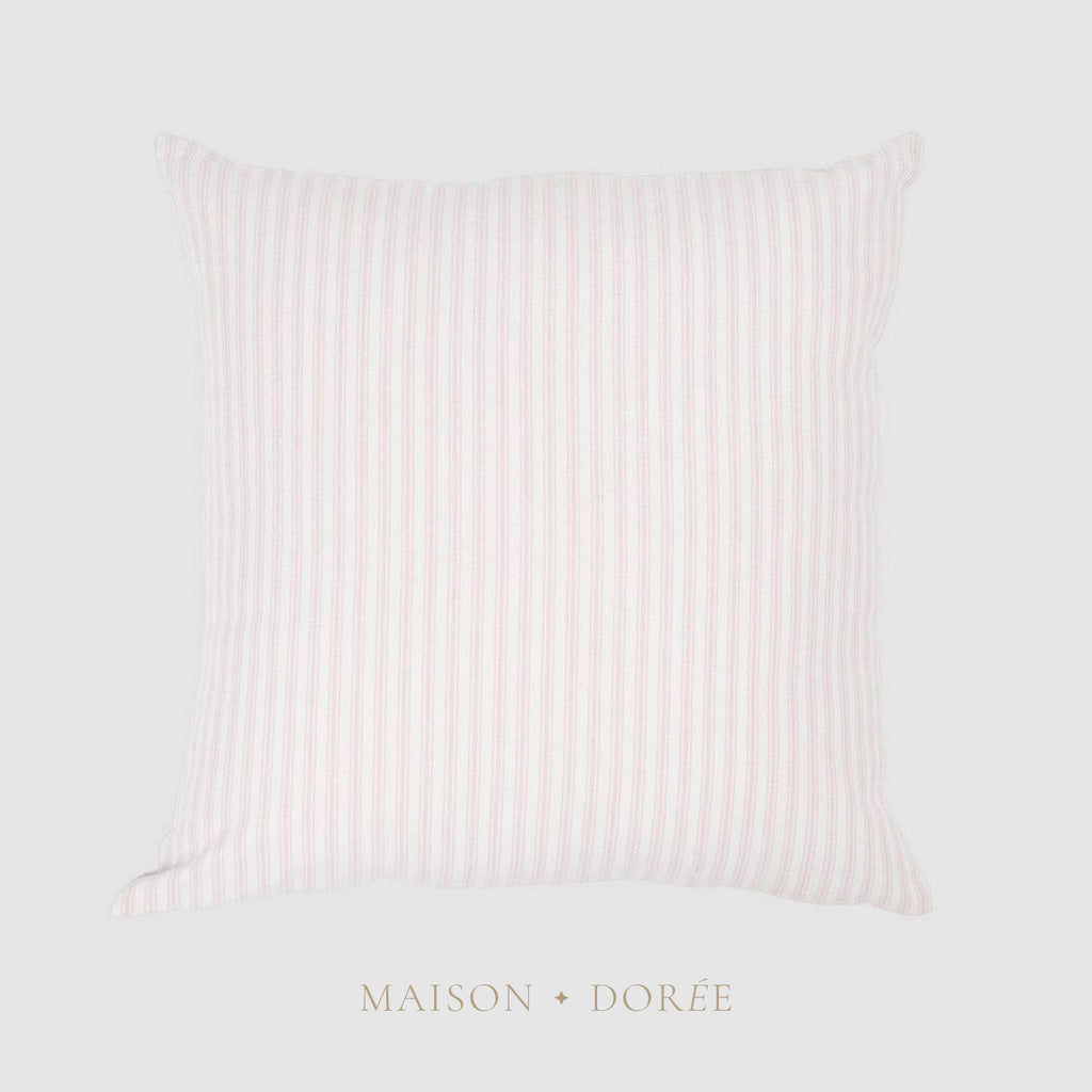 Ticking Cushion Pink 50x50 - Cover only