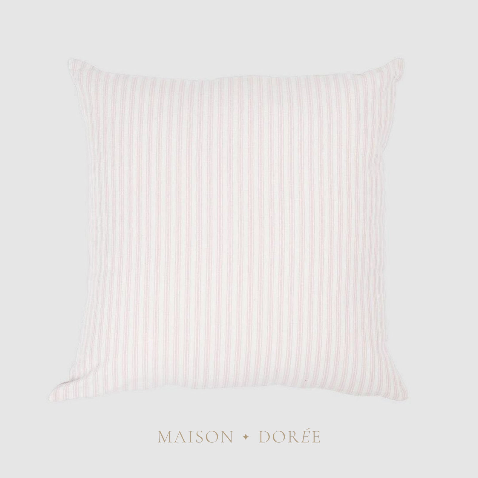 Ticking Cushion Pink 50x50 - Cover only