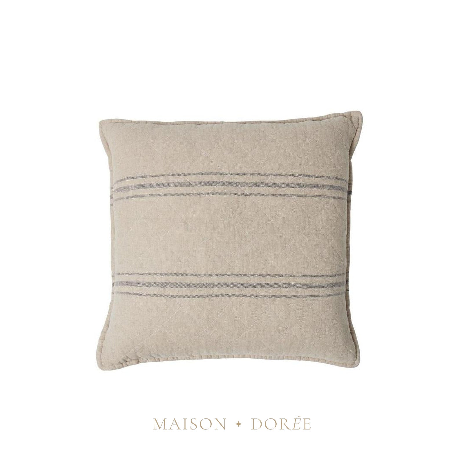 French Blue Stripe Cushion 50x50 - Cover only