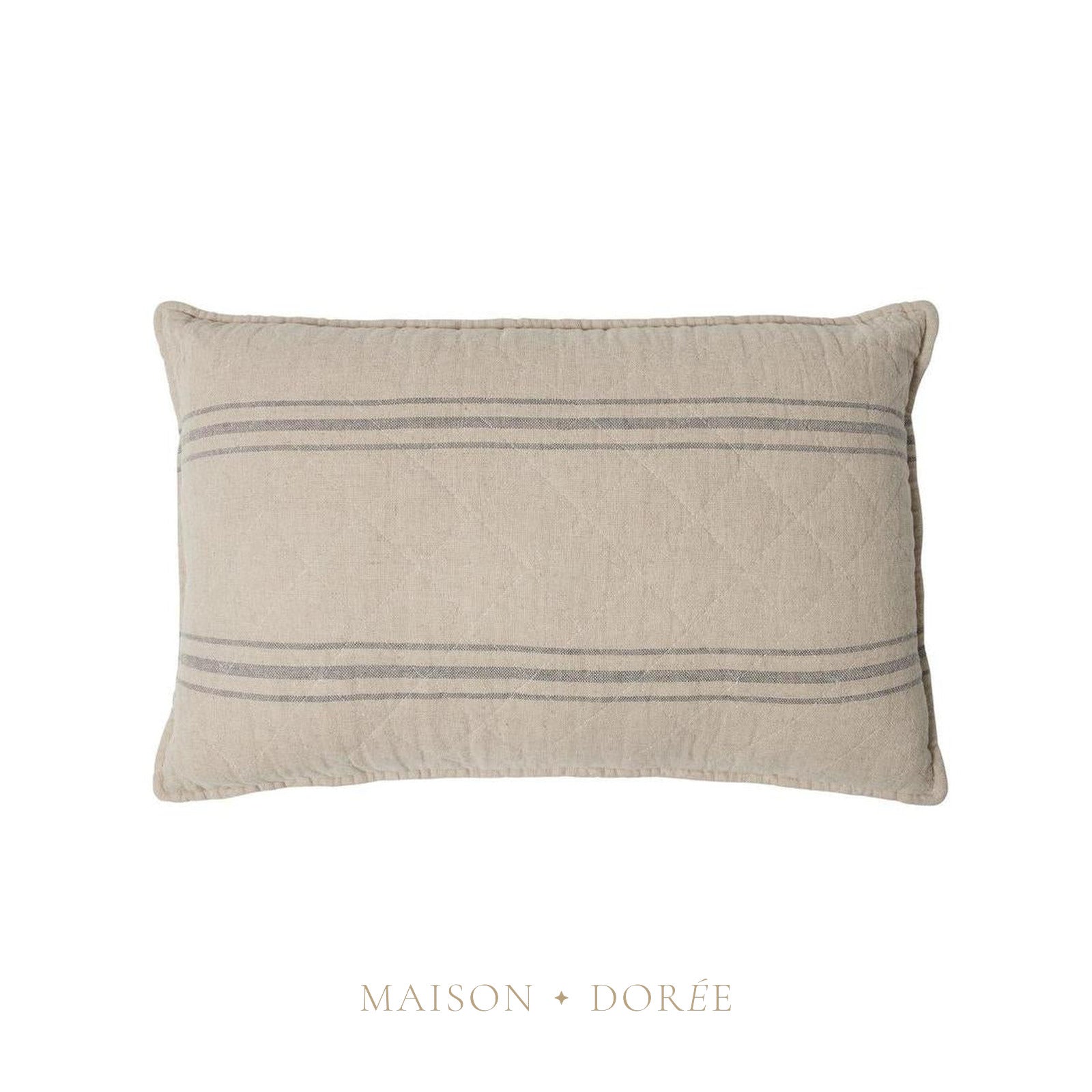French Blue Stripe Cushion 40x60 - Cover only