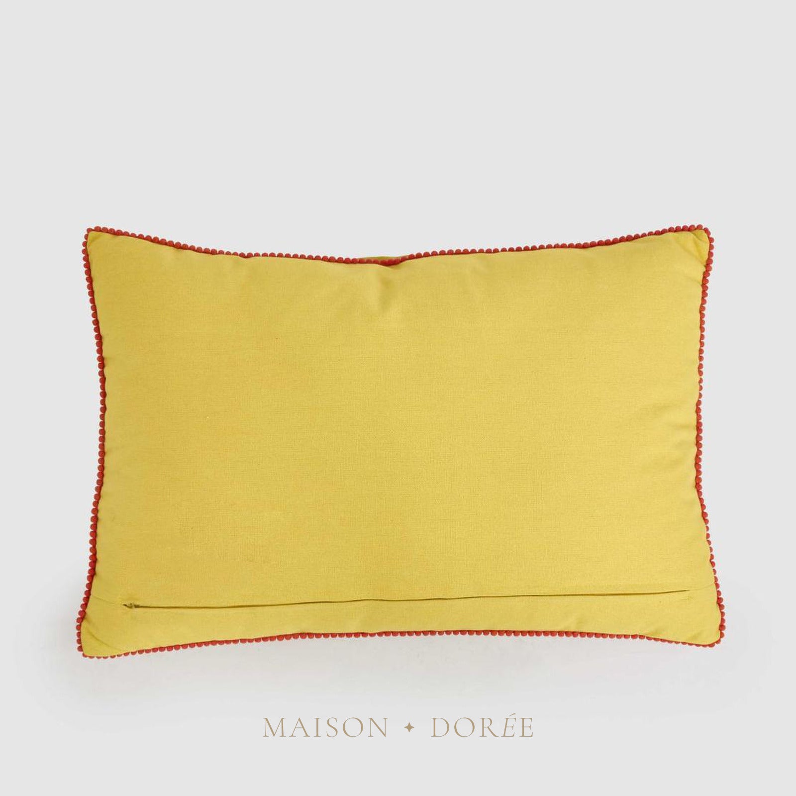 Jungle Bird Cushion 40x60cm Yellow & Fuchsia - view 2
