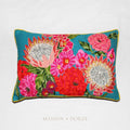 Tropical Garden Cushion 40x60cm Aqua