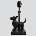 Schnauzer Table Lamp Base only Black
