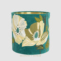Wildflower Velvet Drum Shade Teal Multi