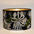 Honeysuckle Velvet Drum Shade Navy Multi