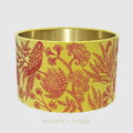 Jungle Bird Drum Shade Large Yellow & Fuchsia