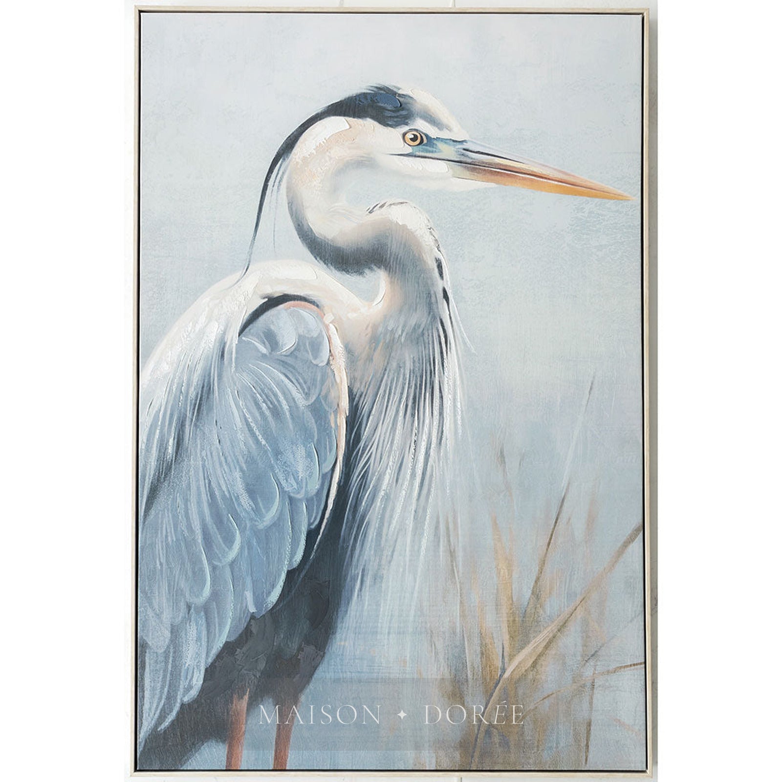 Great Blue Heron A Wall Art - view 2