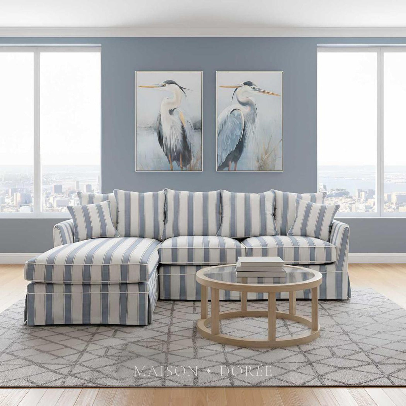 Great Blue Heron A Wall Art - view 3