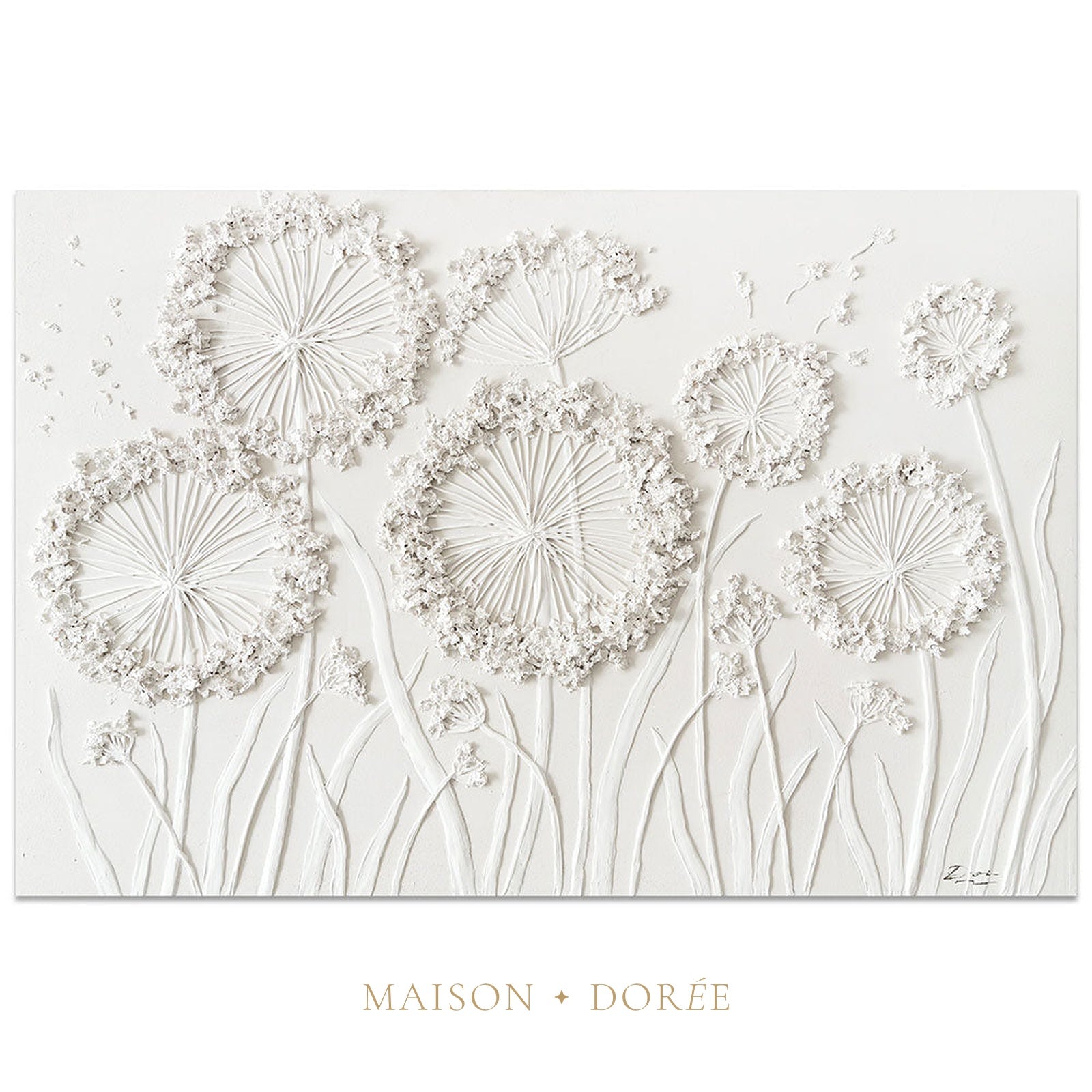 Dandelion Wall Art 82.5cm x 122.5cm