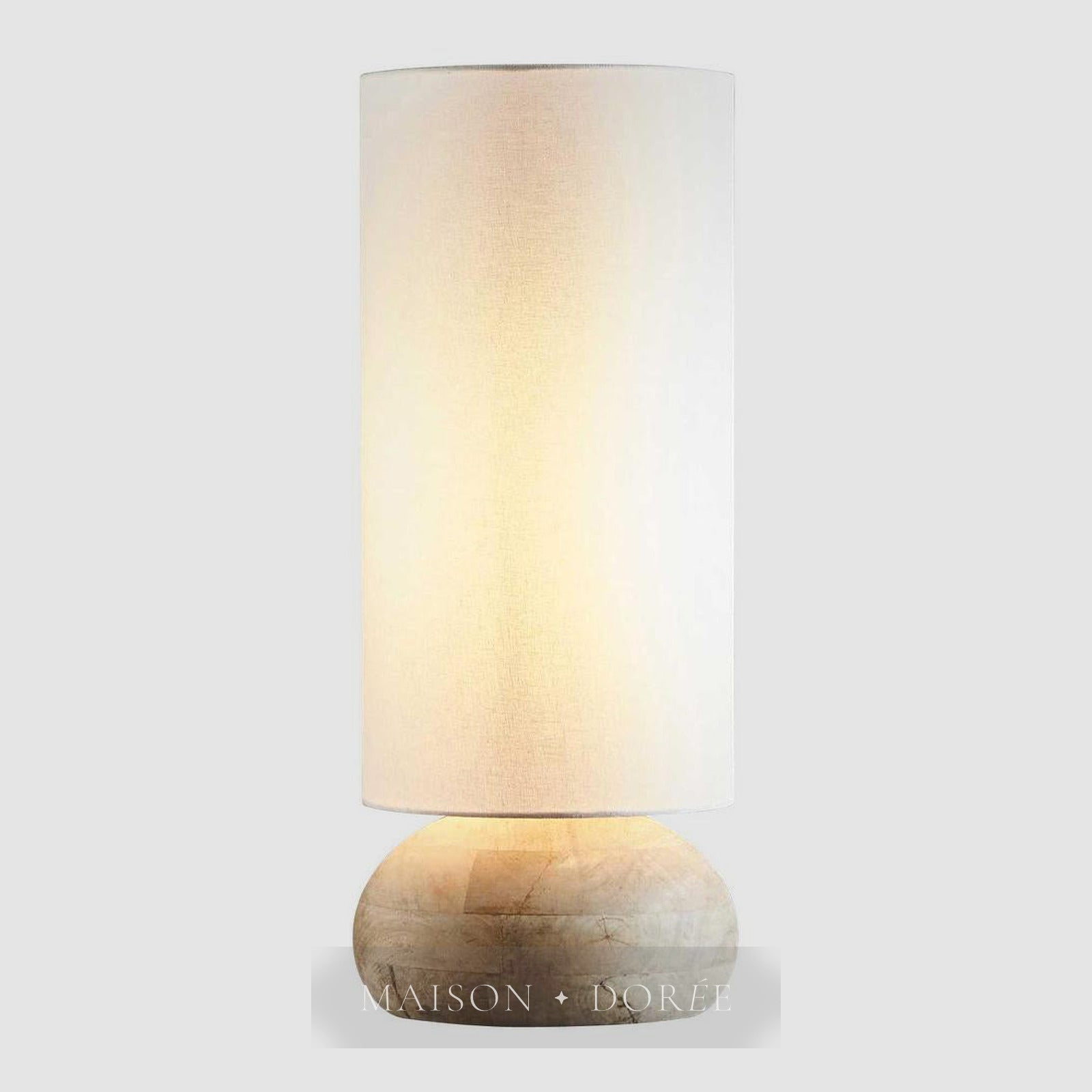 Pebble Table Lamp Base Large Natural- Base Only