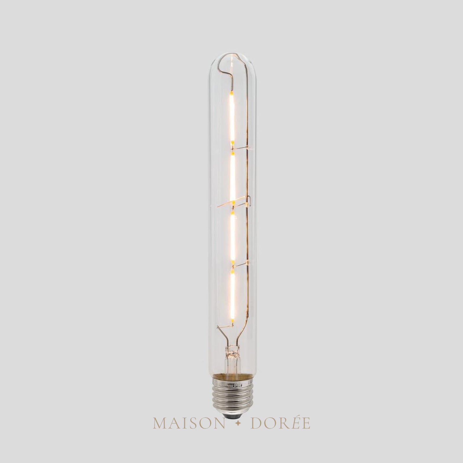 T10 LED Filament - Clear Glass - 3W E27 2200k
