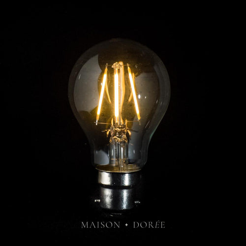 A60 LED Filament - Clear Glass - 6W B22 2200k