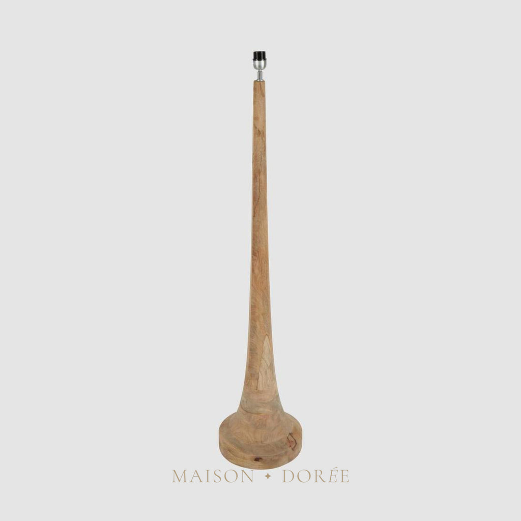 Lancia Floor Lamp Base Large Light Natural- Base Only
