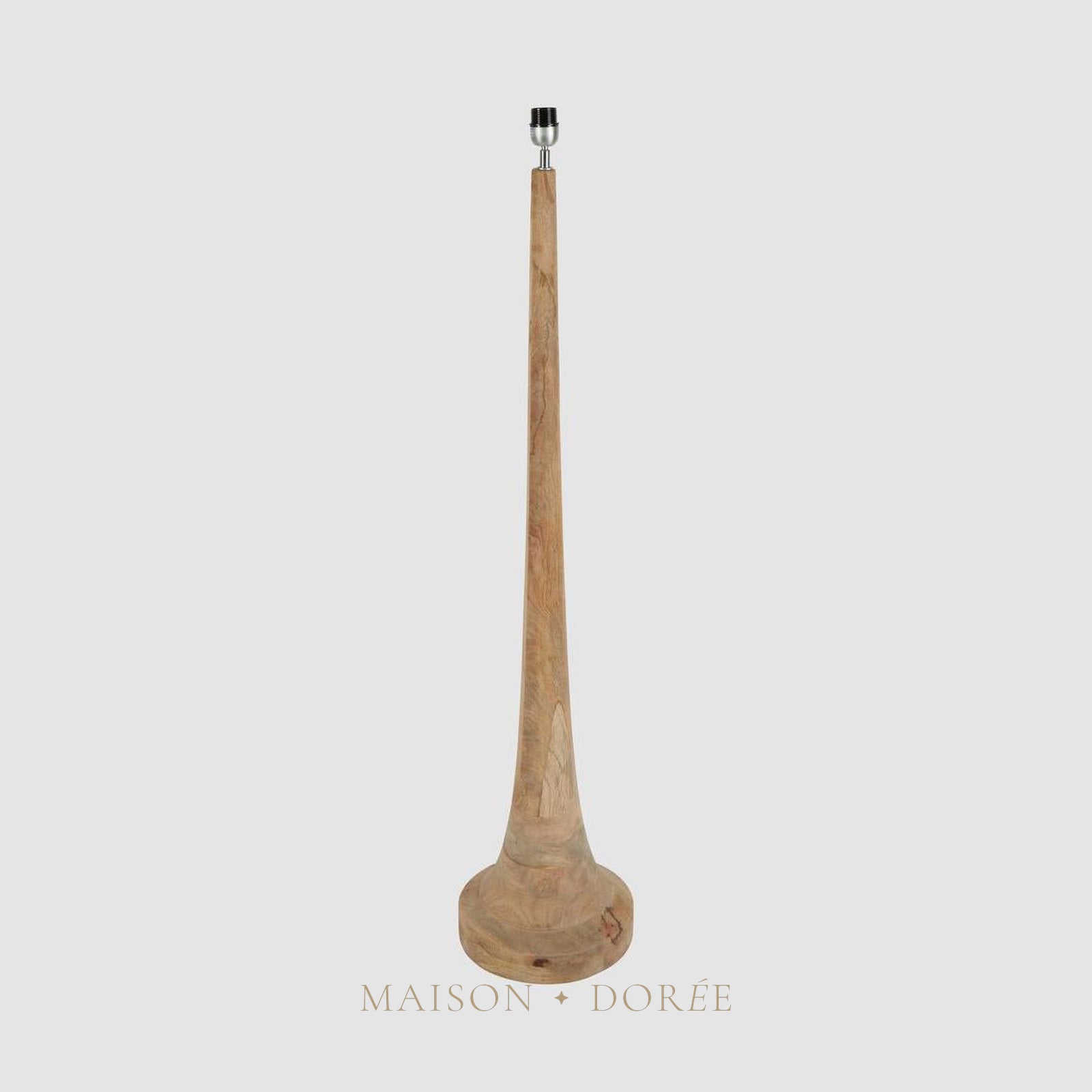 Lancia Floor Lamp Base Large Light Natural- Base Only