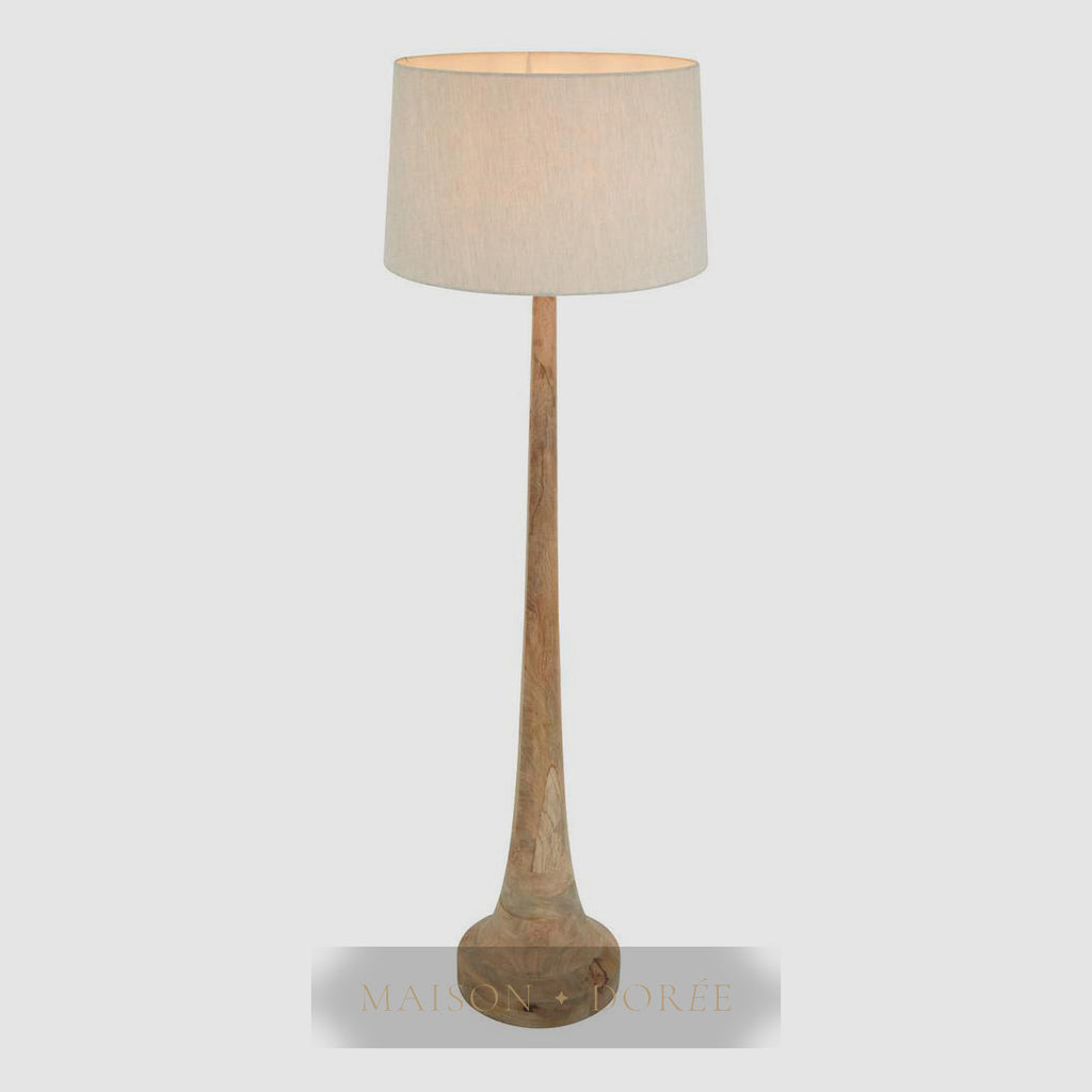 Lancia Floor Lamp Base Large Light Natural- Base Only
