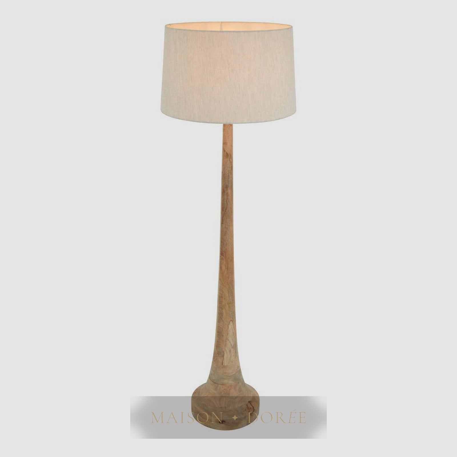 Lancia Floor Lamp Base Large Light Natural- Base Only