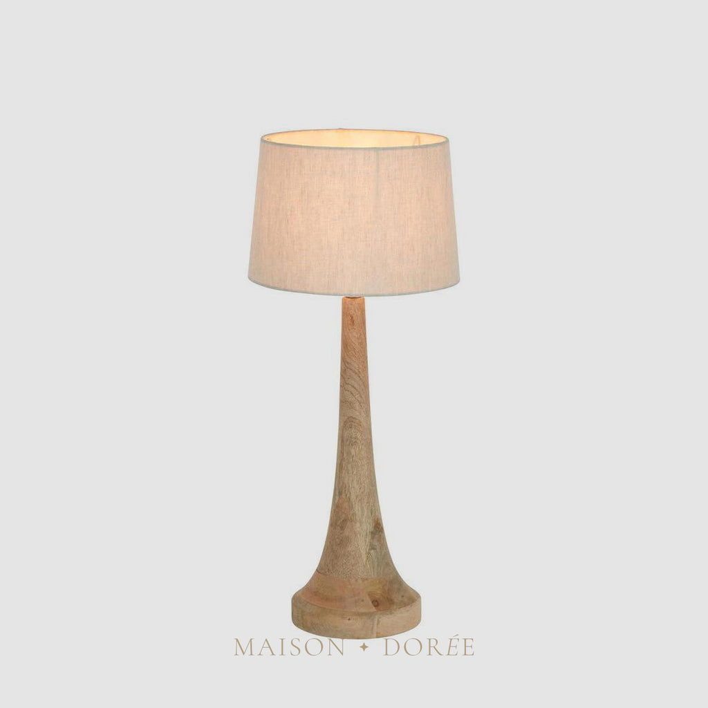 Lancia Table Lamp Base Small Light Natural- Base Only