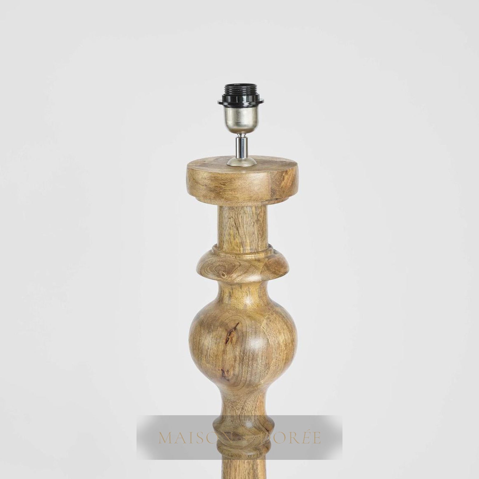 Rook Floor Lamp Base Large Natural- Base Only