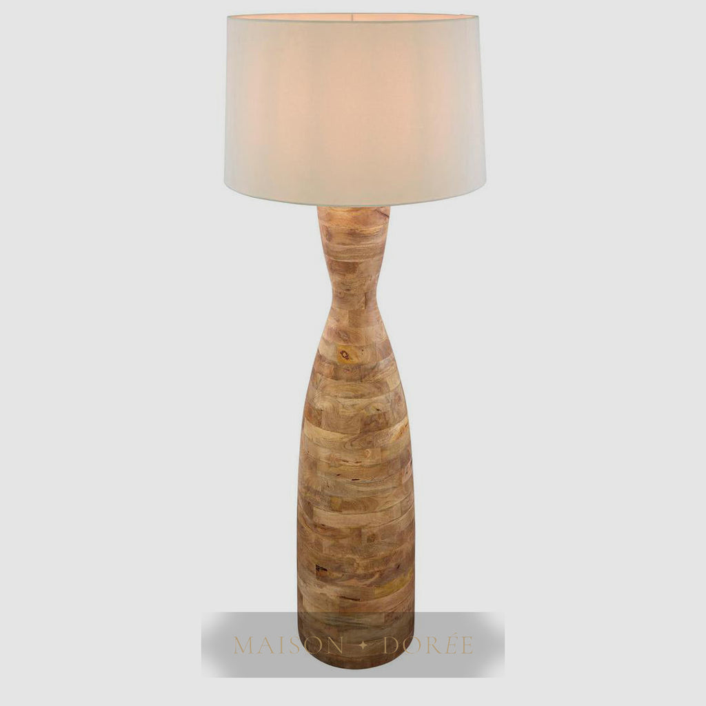Esraj Floor Lamp Base Natural- Base Only
