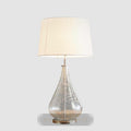 Lustre Teardrop Table Lamp Base Clear- Base Only