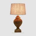 Amphora Table Lamp Base Small Dark Natural- Base Only