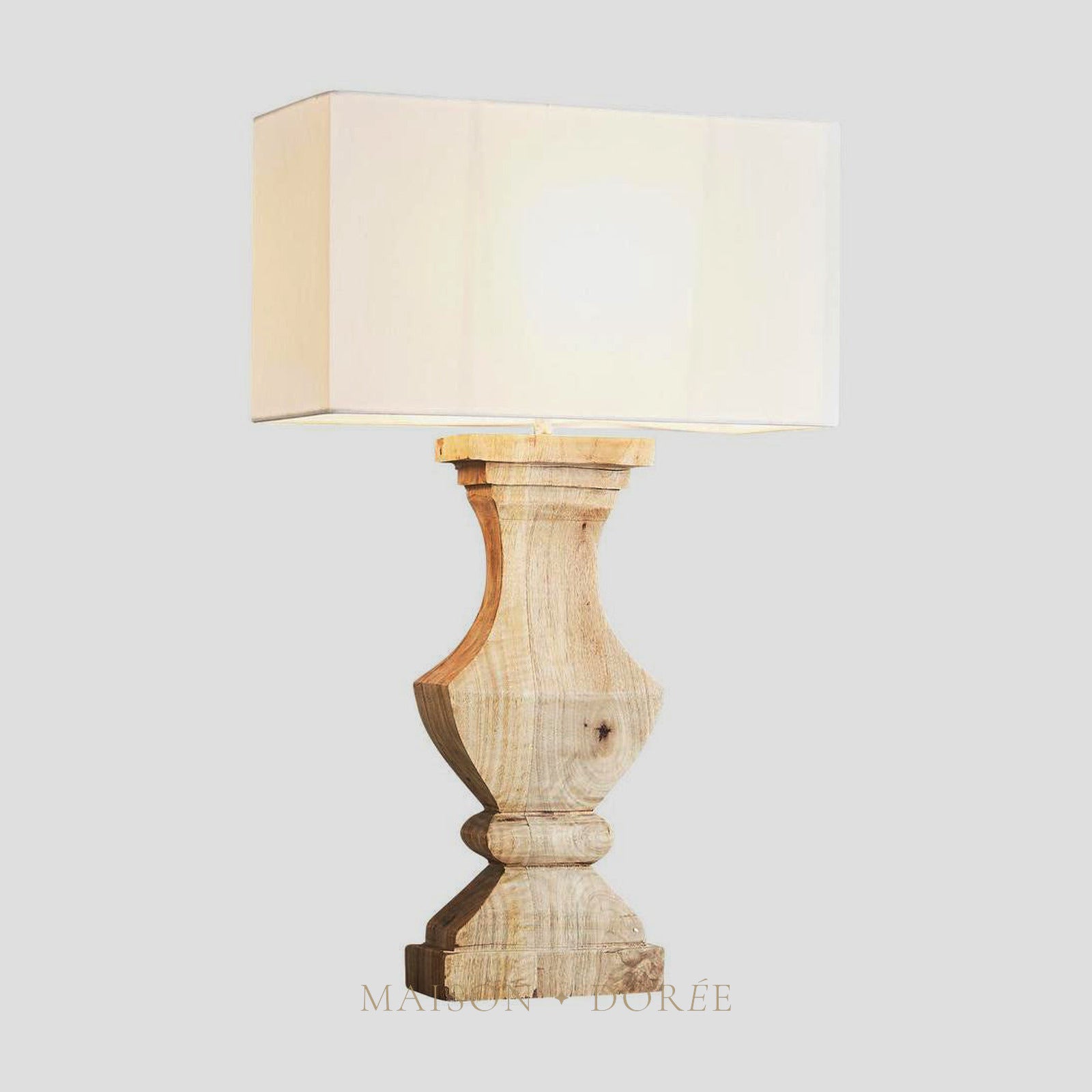 Gilbert Table Lamp Base Natural- Base Only