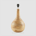 Sarod Table Lamp Base Dark Natural- Base Only